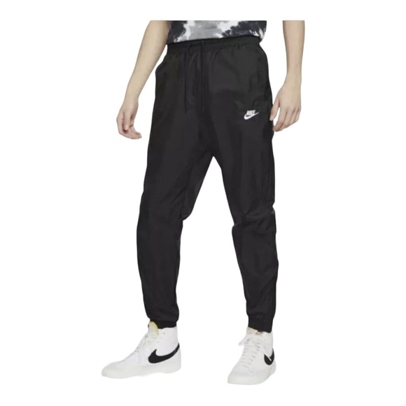 Nike Sportswear Windrunner Track Pants CN8774-010  (Black/White) - Picture 1 of 4
